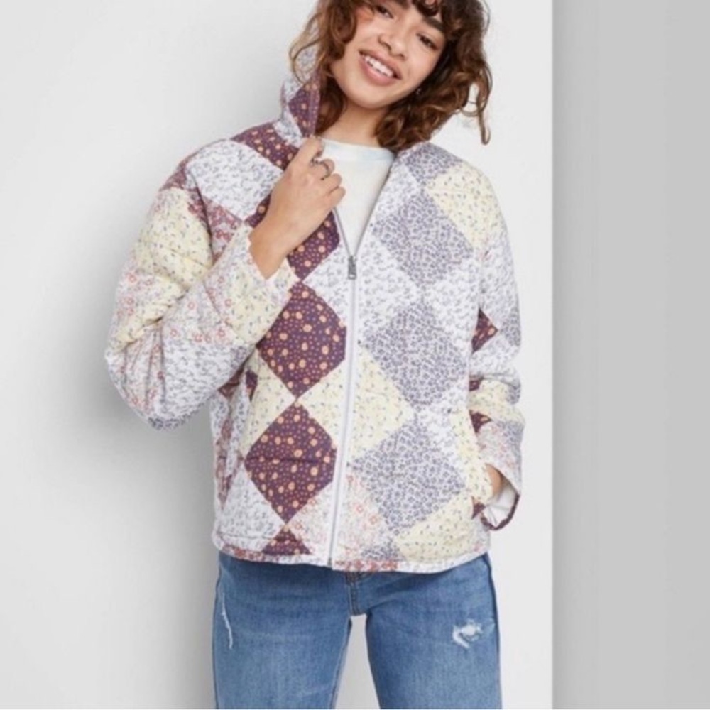 Wild Fable Women's Patchwork Jacket NWT - image 1